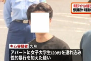 日本で20代の韓国人男が日本人女性を性暴行…容疑者の国籍を必要以上に強調して物議＝韓国の反応