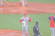 大谷翔平、雨には勝てず　遅延、中断で2回31球無安打1失点で降板