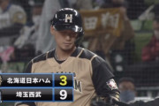 【vs西武】日ハム、6回に中田のタイムリーで1点を返す
