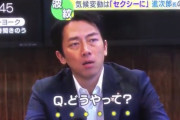 小泉進次郎「レジ袋有料化に効果はない。国民に考えさせるのが目的｣