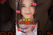 井上和のOPが大きくなった…