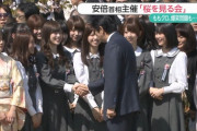 安倍晋三と桜を見る会に参加してた乃木坂46って完全に勝ち組だよな？