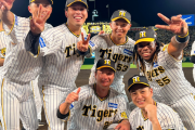 阪神・大竹耕太郎が笑顔で胴上げ参加！鷹ファンも祝福