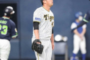 阪神・桐敷が6回途中3失点で降板　粘りの投球続けるもヤクルト打線につかまる
