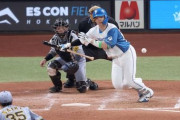 【日本ハム】郡司裕也が絶妙なセーフティーバントを決めて阪神才木浩人の完全投球を阻止も…