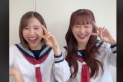 【動画】ワタワタ…しおりん＆あーりんNG集「りんりんのNG集も最高」｢制服りんりん」｢手の向き2人若干違うの気づいた」