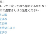 【悲報】野菜泥棒さん、ブチギレた農家に晒されてしまうｗｗｗｗ