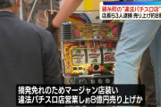 錦糸町の違法パチスロ店が摘発され店長ら3人が逮捕！売上約8億円らしい