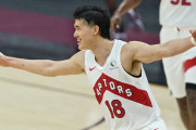 【NBA】ラプターズの渡邊雄太は20分出場9得点　FG4本全て成功 3P 1/1  チームはキャバリアーズに勝利