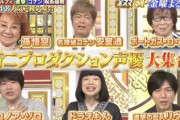 テレ朝「声優特集！」 フジ「声優特集！」 TBS「声優特集！」 日テレ「声優特集！」