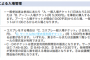 【悲報】コミケ、有料化で「10時入場チケット」5000円、「11時以降」2000円へｗｗｗｗ