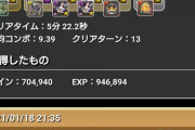 【パズドラ】TAクリアSSではしゃぐく撫子ｗｗｗｗｗ裏魔廊最強はどこいったんですかｗｗｗｗｗ