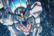 【画像あり】ガンダムキャリバーンさん、初出撃で『水星の魔女』のタイトルを体現した様な魔女の箒型のライフル兼ブースターで大暴れしオタクの心を鷲掴む