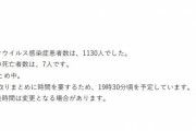 大阪府、新たに1130人新型コロナウイルスに感染確認（２０２１年４月１４日）