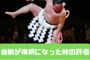 白鵬が横綱になった時の評価wwwwwwwwwwwww