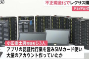 PayPayのポイントを不正に現金化した家族、まとめて逮捕されるｗｗｗｗｗ