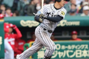 高山俊(23) .275（494-136) 8本　65打点 OPS.707