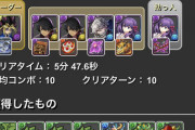 【パズドラ】木曜闘技場は割と普通だったな！コンボ吸収対策のみ【チィリンドラゴン】