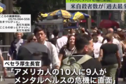 【速報】アメリカ、国民の9割がメンヘラ