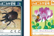 【悲報】ジャポニカ学習帳、虫や花の写真がキモいためイラストに変更へ