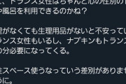 避難所生活のトランス女性にナプキンは必要か？