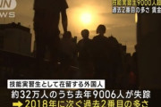 【人手不足】外国人技能実習生、去年9000人が失踪していた