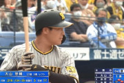 大山悠輔　.223　5本　17打点　OPS.664