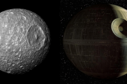 デス・スターに似た土星の衛星「ミマス」氷の下に内部海が存在する？
