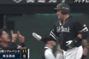 山川穂高、古巣西武相手に2打席連発満塁ホームランｗｗｗｗｗｗｗ