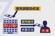 【財務省＆マスコミ】コロナ禍で財政危機！雇用調整助成金、5兆円超え～！