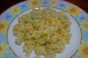 【画像】たっぷり具沢山チャーハン夜食作ったぞｗｗ