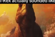 【動画】令和最新版ティラノの鳴き声、怖すぎる