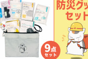 『夏目友人帳』防災グッズセットが登場！ニャンコ先生の描き下ろしデザイン&ショルダーポーチに入る9点セット
