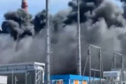 【動画】ロシア、サハリンでプラント全体を覆う大規模火災事故が発生