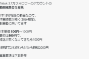【えぇ...】Twitter「動画編集を単価500円で頼みます！！！」