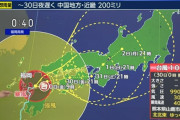 台風10号、990hpa