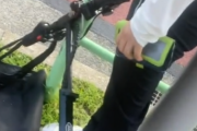 【動画】私人逮捕系Youtuber、交通道路法違反キックボードおばさんを逮捕！