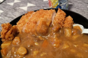 貧民だけどカツカレーできた(´；ω；`)画像あり