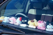 女の子特有の「車買ったしダッシュボードにぬいぐるみ置いたろw」の精神WIWIWIWI