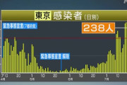 外国人「東京のコロナ感染者が238人、合計で1万人を超える」
