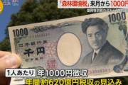 【また増税】政府「来月から『森林環境税』一人あたり年1000円を徴収します」