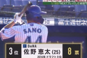 プロ野球1/100「NEXTブレイク」打者部門 DeNA佐野が3位にランクイン