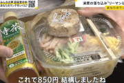 【悲報】サラリーマン「コンビニで質素な昼ご飯買ったら850円もした…」