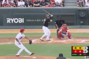 【広島対阪神23回戦】阪神・高山、第3号3ランホームラン！広島先発薮田は3回途中6失点ＫＯ