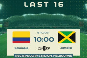 ◆女子W杯◆R16 コロンビア×ジャマイカ コロンビア後半ウスメのゴールの１点を守りきり初のR8へ
