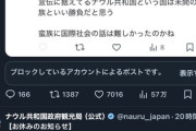 【速報】反AIさん、ナウル共和国から訴えられそう