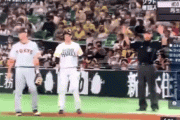 【動画】巨人・中島、プレー中にSB栗原にオラつく（？）【日本S】