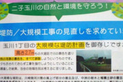 ニコタマ民、堤防整備よりも景観を優先 →多摩川が氾濫