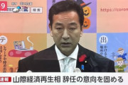【速報】山際経済再生担当大臣､辞任へ