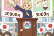 高市早苗「子ども2万円。おこめ券3000円決定」日本人「さすが高市早苗さん！反対してる奴らは反日」
